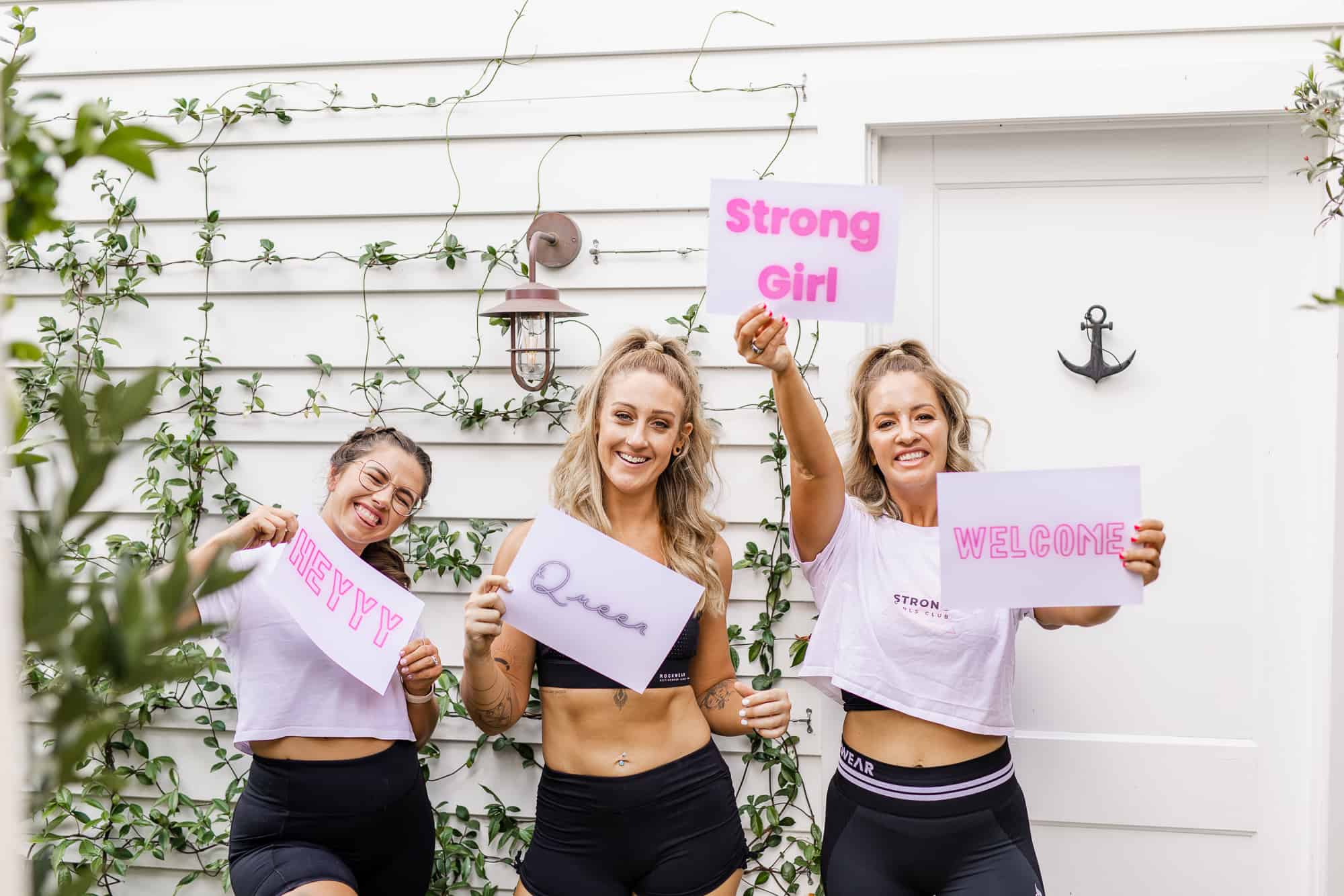 Strong girls at ladies only gym